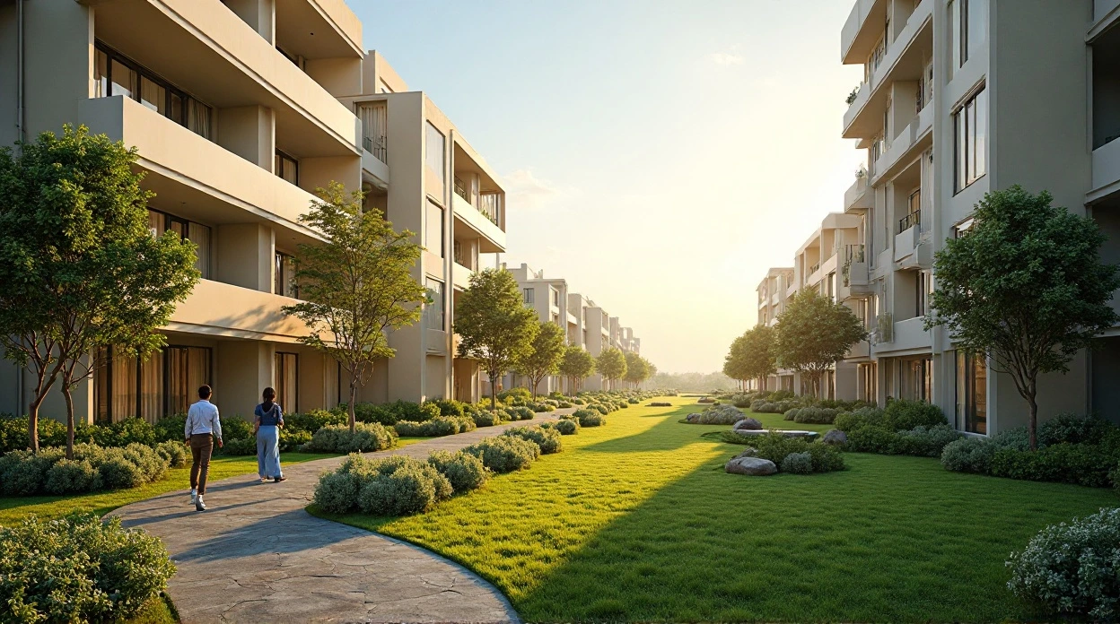 DLF Alameda luxury floors in Gurugram with green gardens and modern design